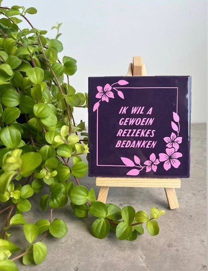Workshop tegels bestickeren - 3 oktober