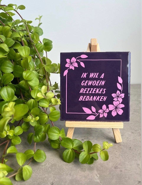 Workshop tegels bestickeren - 3 oktober